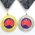 Médaille et trophées de gymnastique en métal personnalisés bon marché